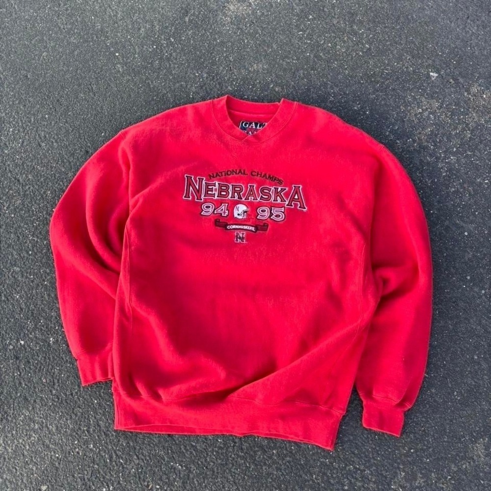 Vintage 90's Galt Sand University‎ of Nebraska Cornhuskers Crewneck size XL